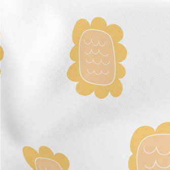 Simple Hand Drawn Sunflower Stretch Ponte