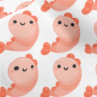 Cute Cartoon Shrimp Micro Fleece