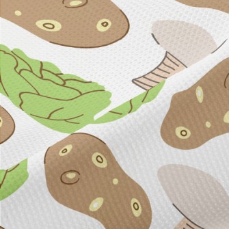 Cabbage, Potato, And Mushroom Piqué