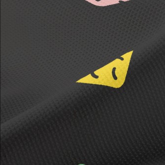 Colorful Geometric Shapes Piqué