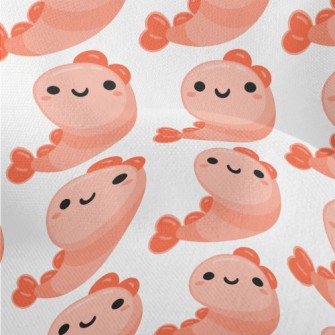 Cute Cartoon Shrimp Lightweight Performance Linen