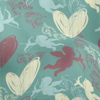 Cupid And Love Silhouette Lightweight Performance Linen