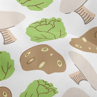 Cabbage, Potato, And Mushroom Lightweight Performance Linen