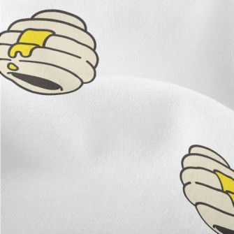 Hand Drawn Cartoon Honeycomb Lightweight Performance Linen
