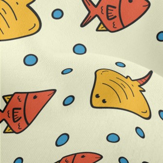 Tropical Fish And Stingrays Lightweight Performance Linen