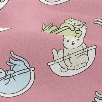 Colorful Playing Cats Modern Jersey