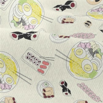 Hand Drawn Asian Food Modern Jersey