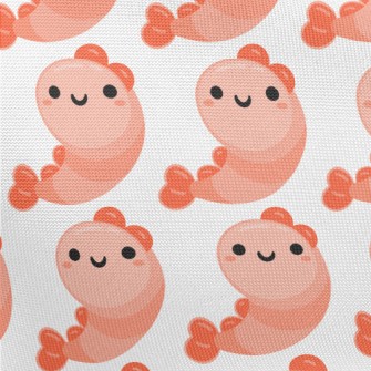Cute Cartoon Shrimp Pongee