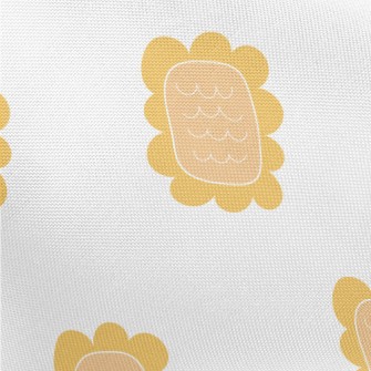 Simple Hand Drawn Sunflower Pongee