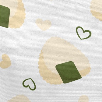 Triangular Rice Ball And Love  Pongee