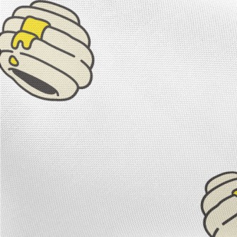 Hand Drawn Cartoon Honeycomb Pongee