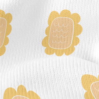 Simple Hand Drawn Sunflower Stretch Jersey