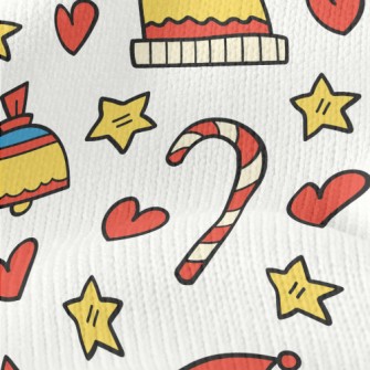 Hand Drawn Cartoon Christmas Stretch Jersey