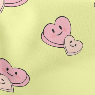 Cartoon Love Box Lightweight Cotton Poplin