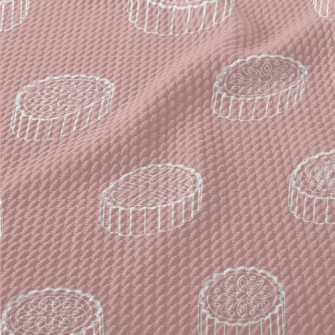 Simple Lines Mid-Autumn Festiv Birdseye Piqué