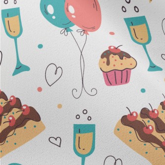 Birthday Cherry Cake Champagne Chiffon