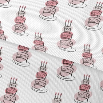 Simple Birthday Cake Waterproof Oxford