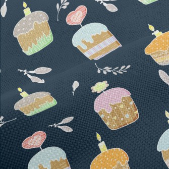 Heart Flower Candle Cake Performance Linen