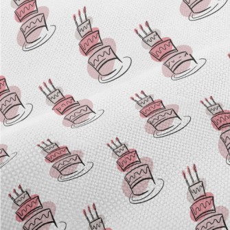 Simple Birthday Cake Performance Linen