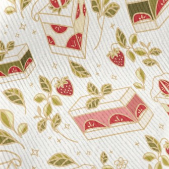 Golden Edge Strawberry Cake Standard Corduroy