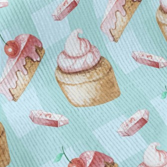 Hand Drawn Cherry Cupcakes Standard Corduroy