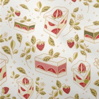 Golden Edge Strawberry Cake Dobby