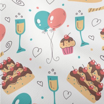 Birthday Cherry Cake Champagne Dobby