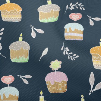 Heart Flower Candle Cake Dobby