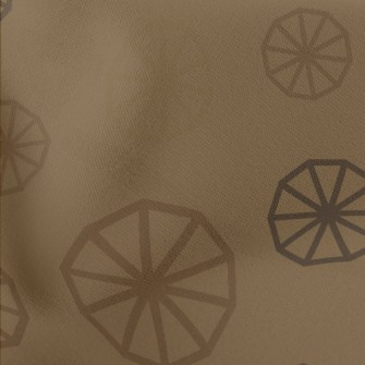 Wheel Shape Pattern Stretch Ponte