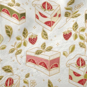 Golden Edge Strawberry Cake Minky