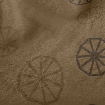 Wheel Shape Pattern Minky