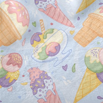 Cute Colorful Powdered Sugar I Minky