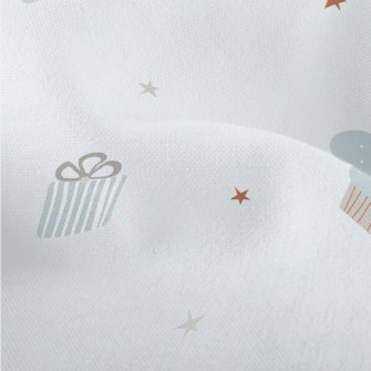 Birthday Cake And Gifts Lightweight Performance Linen