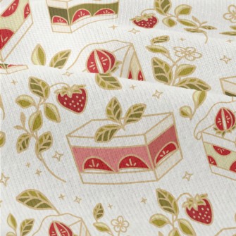 Golden Edge Strawberry Cake Modern Jersey