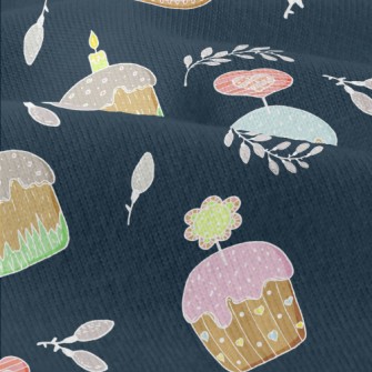 Heart Flower Candle Cake Modern Jersey