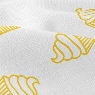 Simple Yellow Line Cup Cake Modern Jersey