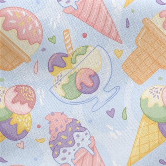 Cute Colorful Powdered Sugar I Jersey Backed Fleece