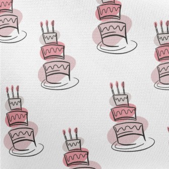 Simple Birthday Cake Pongee