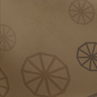 Wheel Shape Pattern Pongee