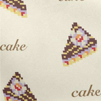 Pixel Delicious Cake Pongee