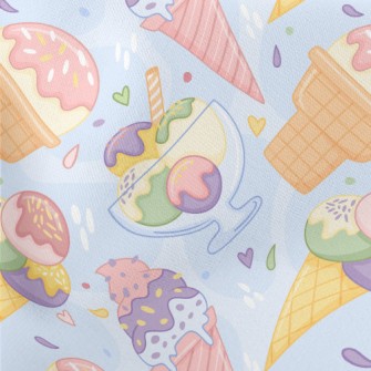 Cute Colorful Powdered Sugar I Lightweight Cotton Poplin