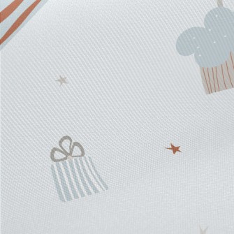 Birthday Cake And Gifts Midweight Cotton Poplin