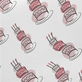 Simple Birthday Cake Midweight Cotton Poplin
