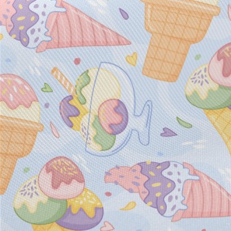 Cute Colorful Powdered Sugar I Midweight Cotton Poplin