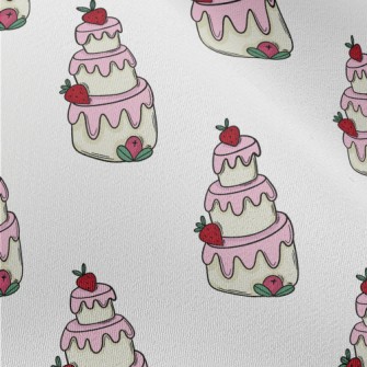 Strawberry Pink Cream Cake Chiffon