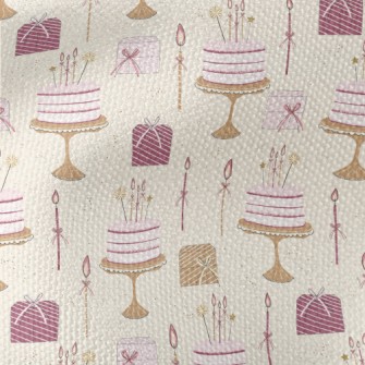 Birthday Cake And Gifts Waterproof Canvas