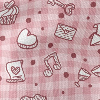 Love Cake Envelope Notes Waterproof Canvas