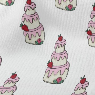 Strawberry Pink Cream Cake Terry