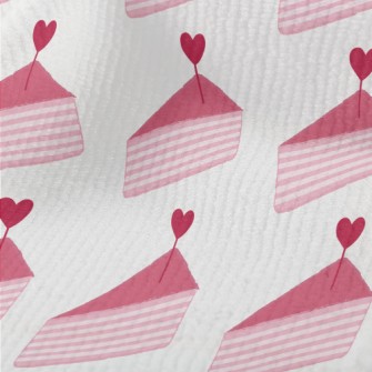 Pink Heart Slice Cake Terry