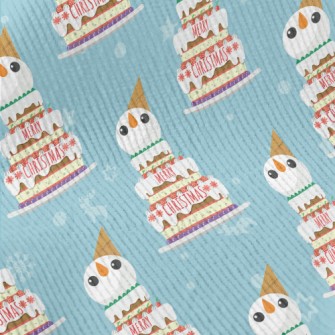 Christmas Snowman Cake Standard Corduroy